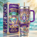 TCU 40oz Tumbler With Handle LNTH
