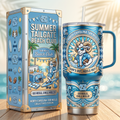 UNC 40oz Tumbler With Handle LNTH